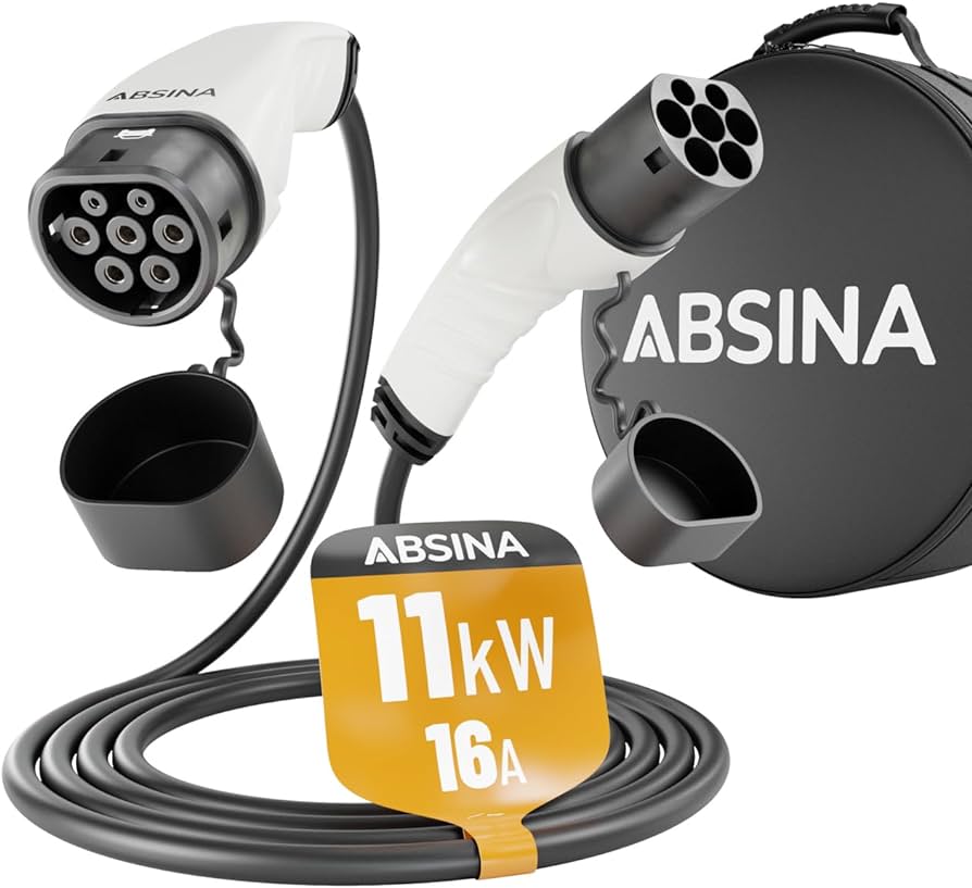 Absina 11 kW 16 A Type 2 charging cable
