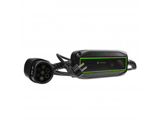 Green Cell 3.6 kW Schuko Type 2 portable charging cable