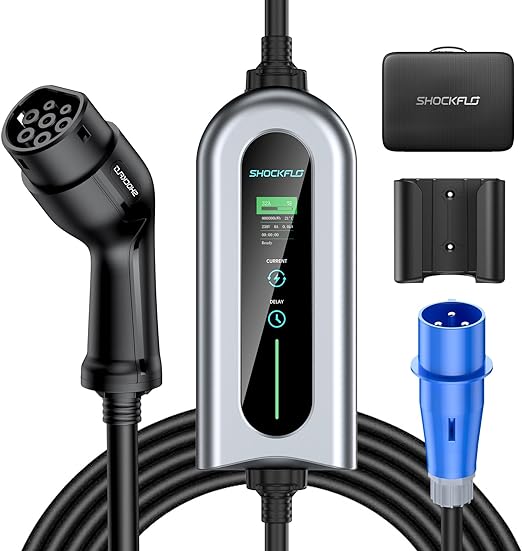 ShockFlo 7 kW CEE Type 2 portable charging cable