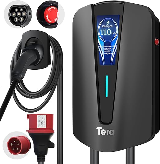 Tera 11 kW 16 A CEE 3 Type 2 charging station